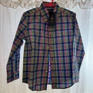 Boys size 5 Ralph Lauren Button up NWT